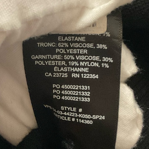 Wilfred Black Ribbed Button-Closure Cardigan - Picture 7 of 7